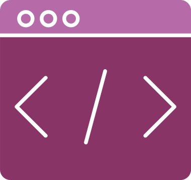 Geliştirme Sembolü İki Renk Simgesi