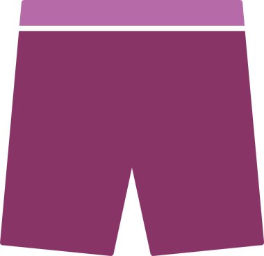 Shorts Glyph İki Renk Simgesi