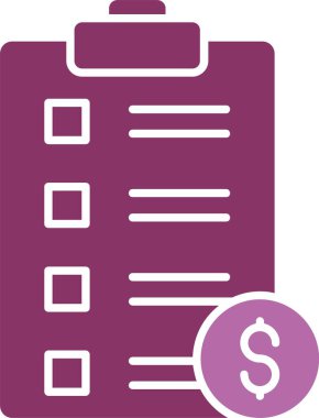 Fiyat Listesi Kabartma İki Renk Simgesi