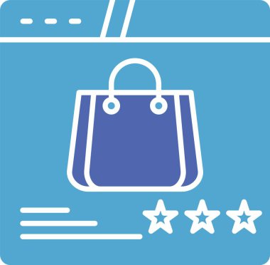 Dükkan Kabartması İki Renk Simgesi