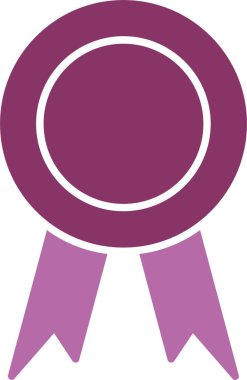 Ödül Kabartması İki Renk Simgesi