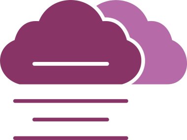 Sis Kabartması İki Renk Simgesi