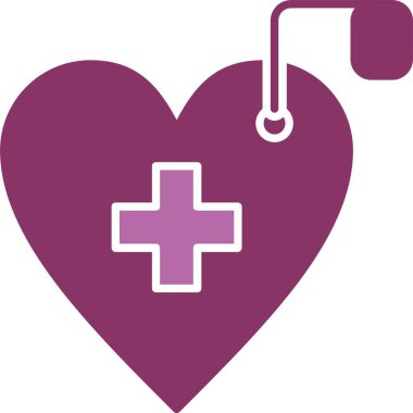 Kardiyoloji İki Renk Simgesi