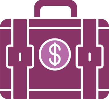 Çanta Kabartması İki Renk Simgesi