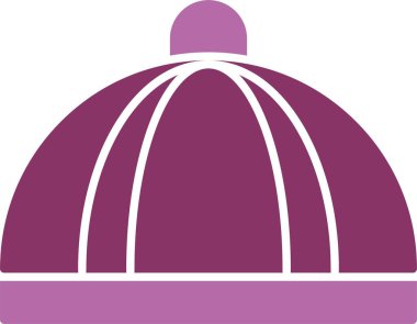 Kış başlığı İki Renk Simgesi Simgesi