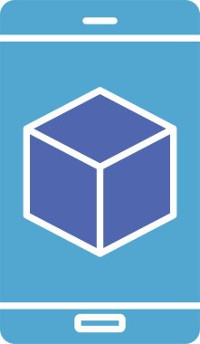 3d Glyph İki Renk Simgesi