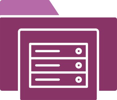 Belge Kabartması İki Renk Simgesi