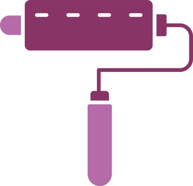 Lint Roller Glyph İki Renk Simgesi