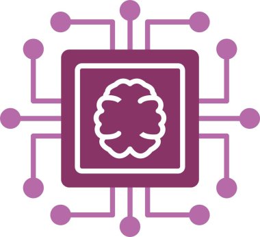 Çip Kabartması İki Renk Simgesi