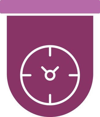 Mutfak Zamanlayıcısı İki Renk Simgesi Simgesi