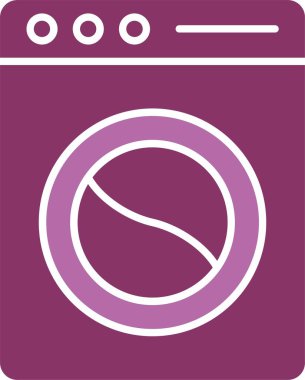 Çamaşır Kabartması İki Renk Simgesi