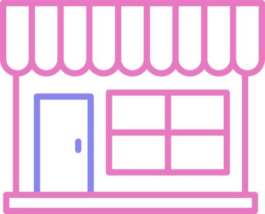 Market Satır 2 Renk Simgesi