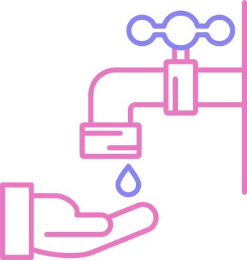 Wudu Satır İki Renk Simgesi