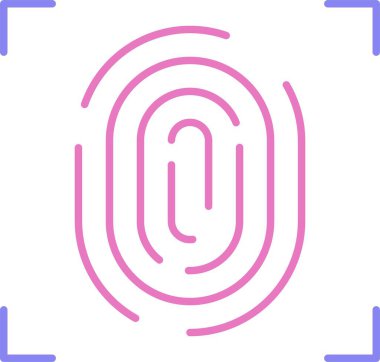 Parmak izi İkinci Renk Simgesi