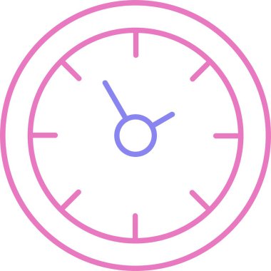 Zaman Çizgisi İki Renk Simgesi