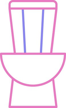 Tuvalet Hattı İki Renk Simgesi