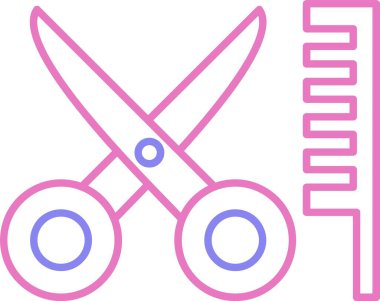 Saç kesimi İkinci Renk Simgesi