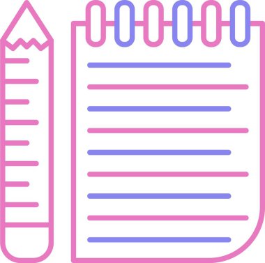 Not Satırı İki Renk Simgesi