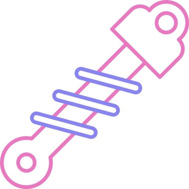 Emici Satırı İki Renk Simgesi