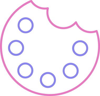 Palet Satırı İki Renk Simgesi