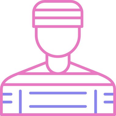 Hapishane Satırı İki Renk Simgesi