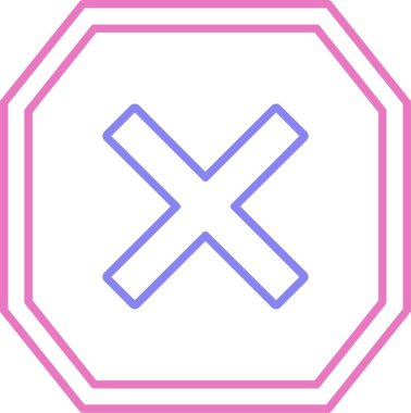 Geçiş Satırı İki Renk Simgesi