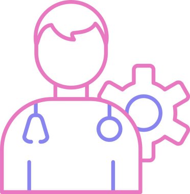 Yönetim Satırı İki Renk Simgesi