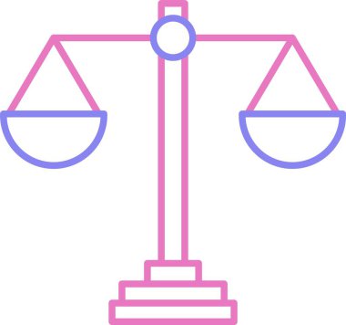 Çelik Bahçesi Denge Hattı İki Renk Simgesi