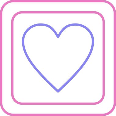 Favori Satır İki Renk Simgesi