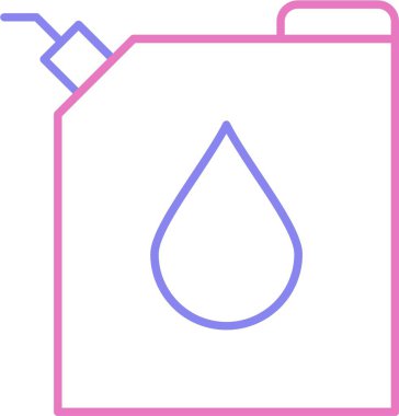 Yakıt Hattı İki Renk Simgesi