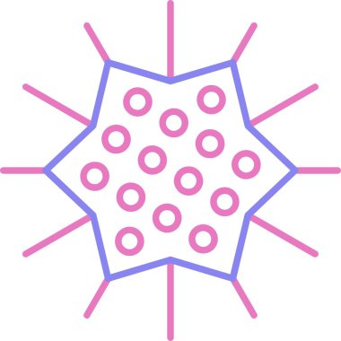 Deniz Keneviri Çizgisi İki Renk Simgesi