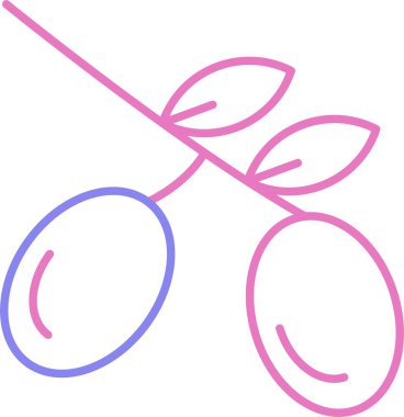 Zeytin Çizgisi İki Renk Simgesi