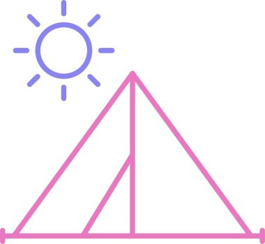 Çadır Hattı İki Renk Simgesi