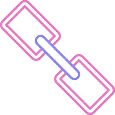 Bağlantı Satırı İki Renk Simgesi