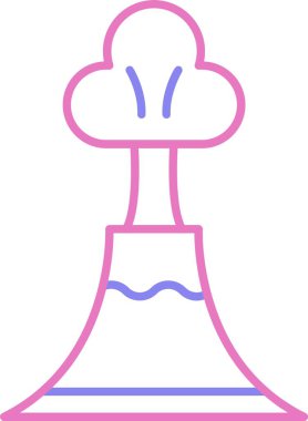 Volkan Hattı İki Renk Simgesi