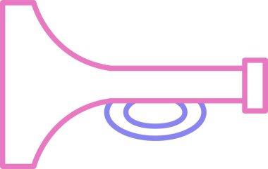 Boynuz Satırı İki Renk Simgesi