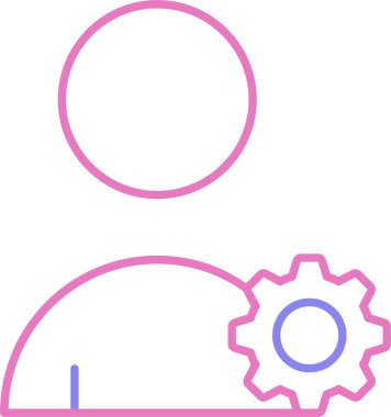 Yönetim Satırı İki Renk Simgesi