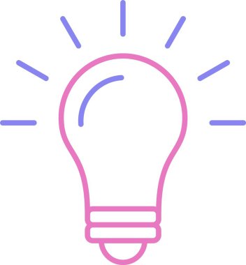 Fikir Satırı İki Renk Simgesi