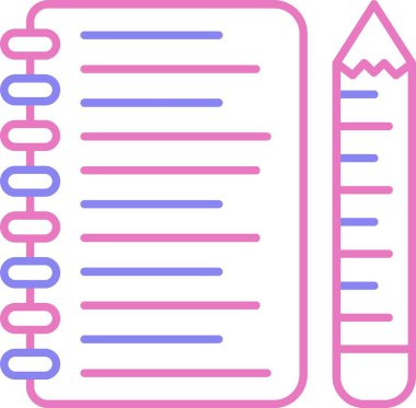 Not Satırı İki Renk Simgesi