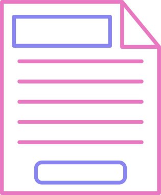 Görev Satırı 2 Renk Simgesi