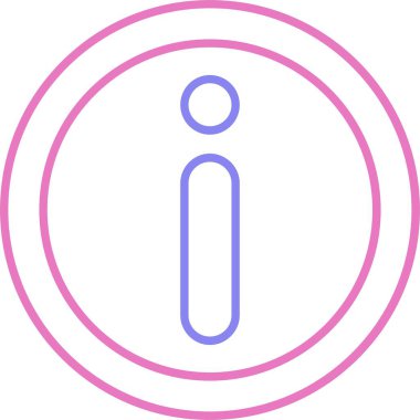 Bilgi Satırı İki Renk Simgesi