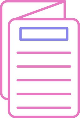 Broşür İkinci Renk Simgesi