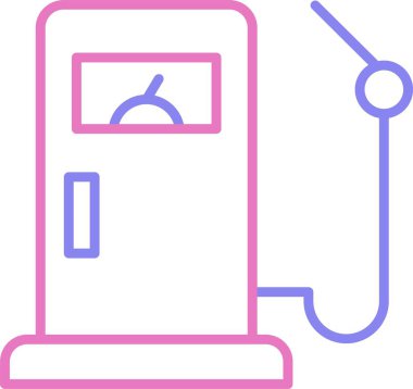 Yakıt Hattı İki Renk Simgesi