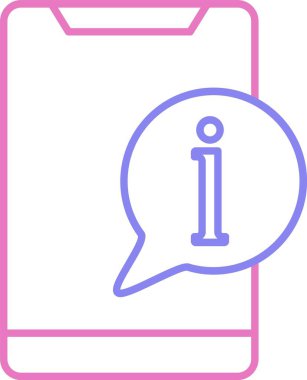 Bilgi Satırı İki Renk Simgesi