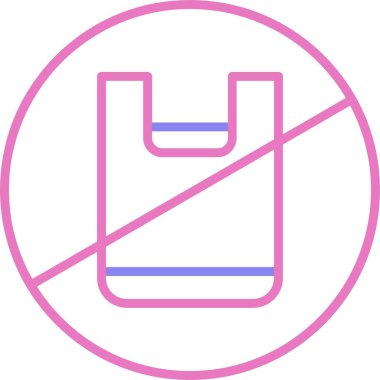 Plastik Torba Satırı İki Renk Simgesi Yok