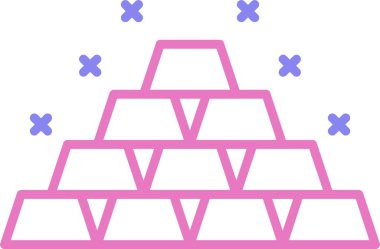 Altın Satır İki Renk Simgesi