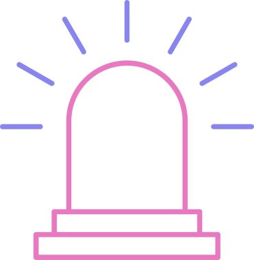 Siren Hattı İki Renk Simgesi