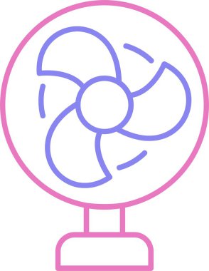 Fan Satırı İki Renk Simgesi