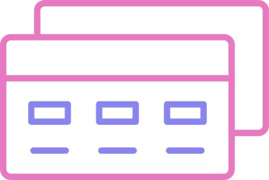 Ödeme Yöntemi Satırı İki Renk Simgesi