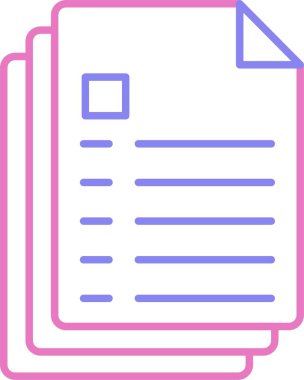 Dosya Satırı İki Renk Simgesi